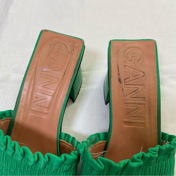 GANNI SMOCK KITTEN MULES - Picture 4 of 10